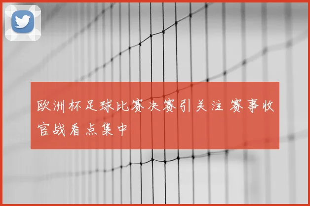 欧洲杯足球比赛决赛引关注 赛事收官战看点集中